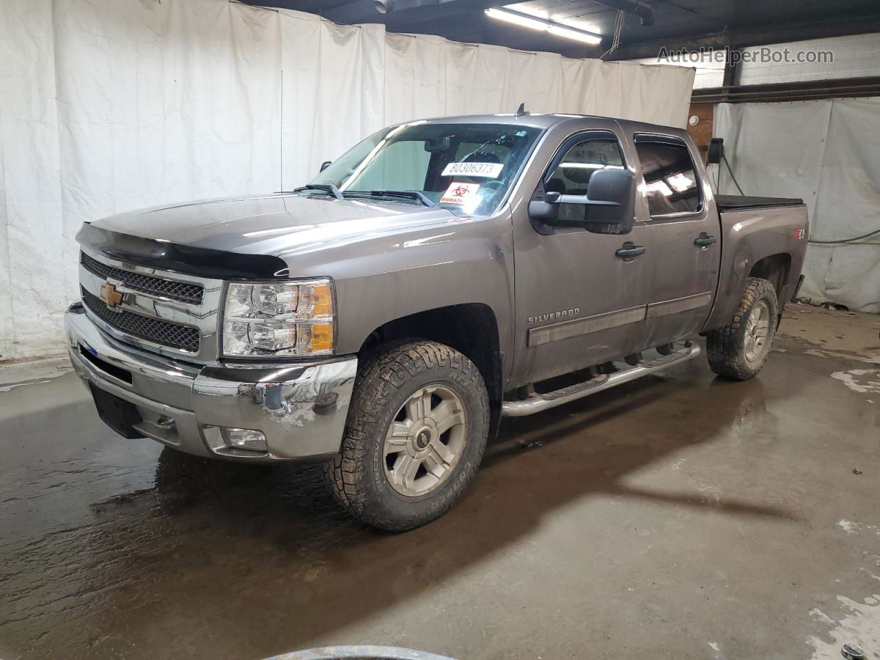 2013 Chevrolet Silverado K1500 Lt Gray vin: 3GCPKSE74DG104793