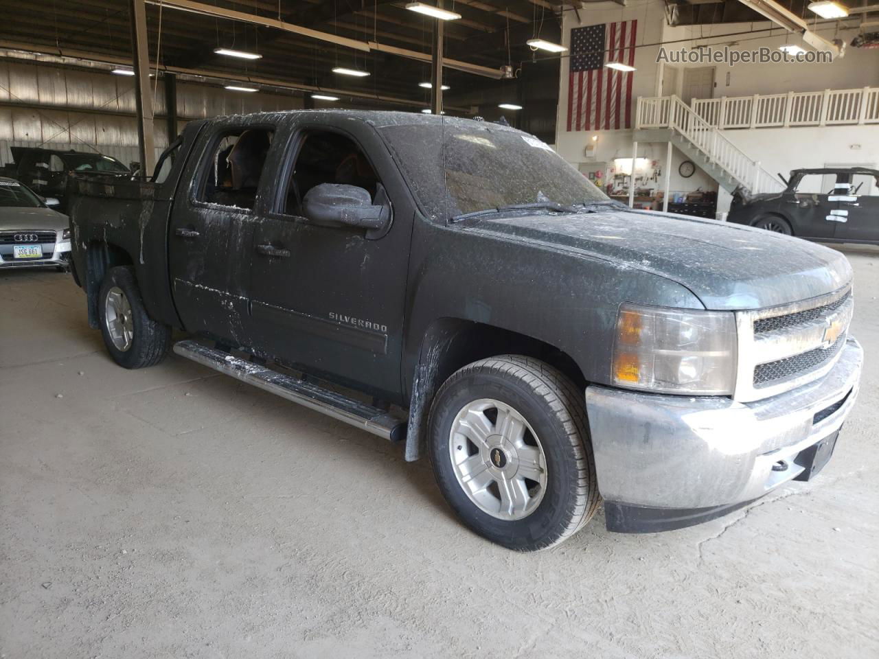 2013 Chevrolet Silverado K1500 Lt Blue vin: 3GCPKSE74DG200889