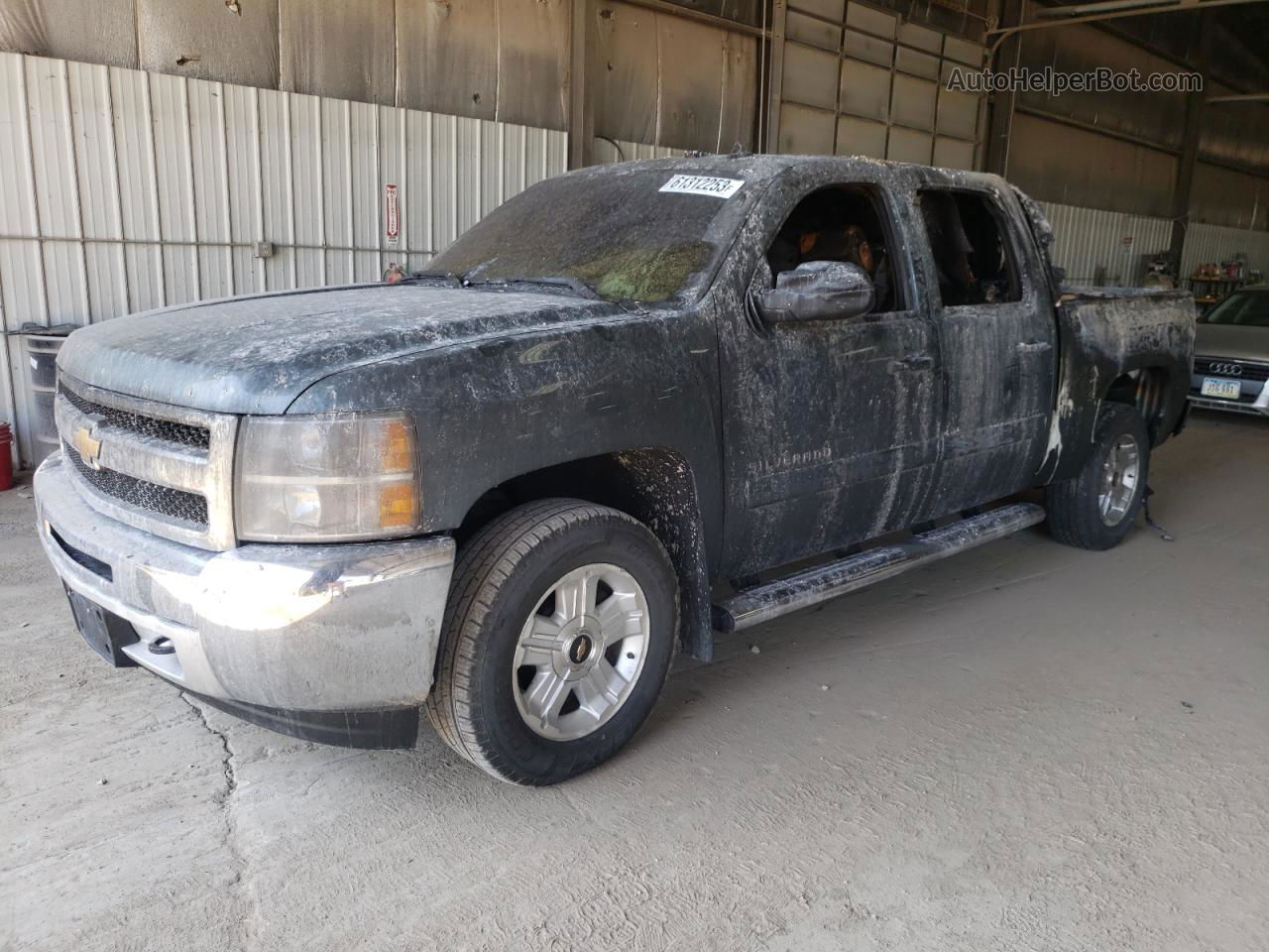 2013 Chevrolet Silverado K1500 Lt Blue vin: 3GCPKSE74DG200889