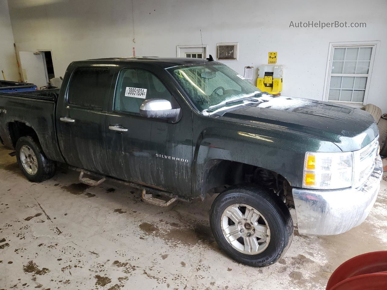 2013 Chevrolet Silverado K1500 Lt Зеленый vin: 3GCPKSE75DG206457