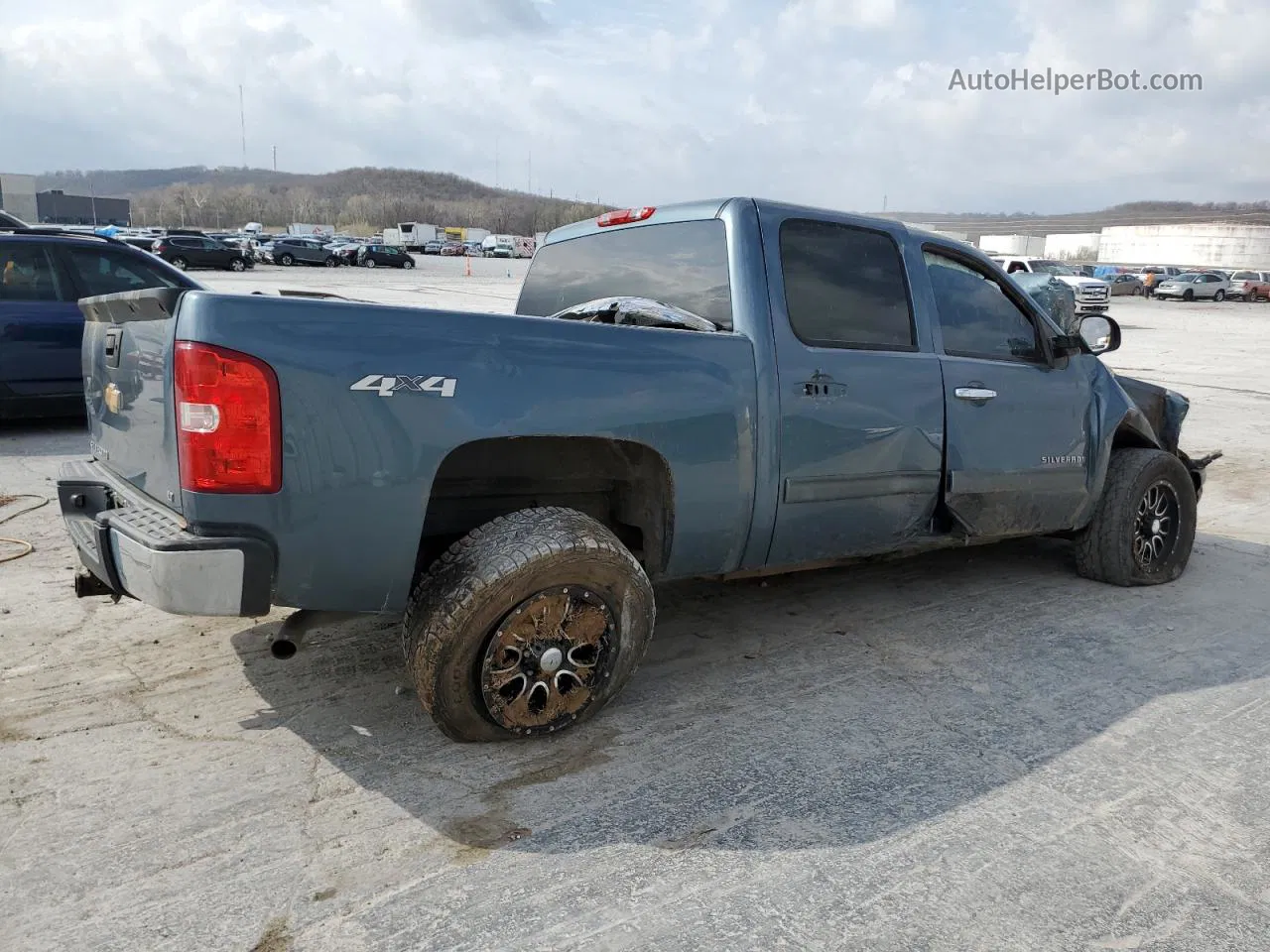 2013 Chevrolet Silverado K1500 Lt Синий vin: 3GCPKSE75DG225641