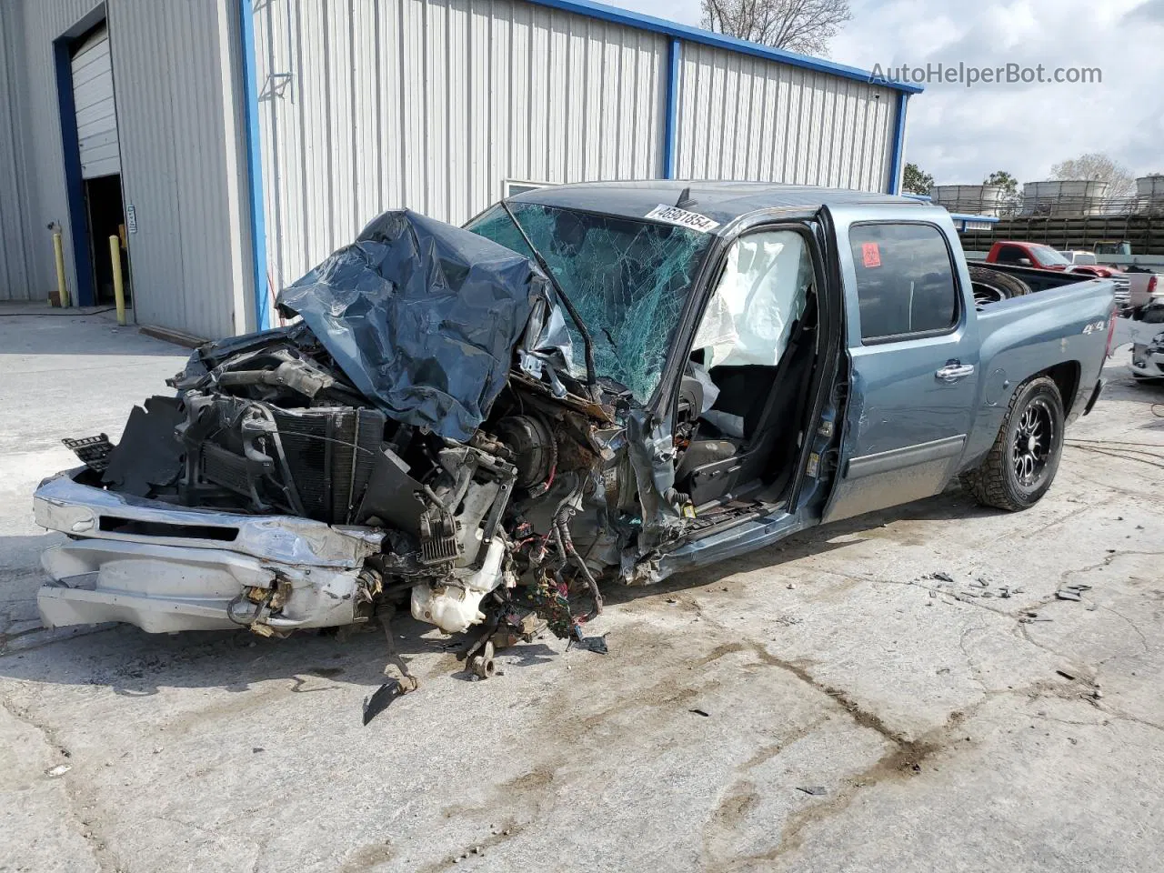 2013 Chevrolet Silverado K1500 Lt Синий vin: 3GCPKSE75DG225641