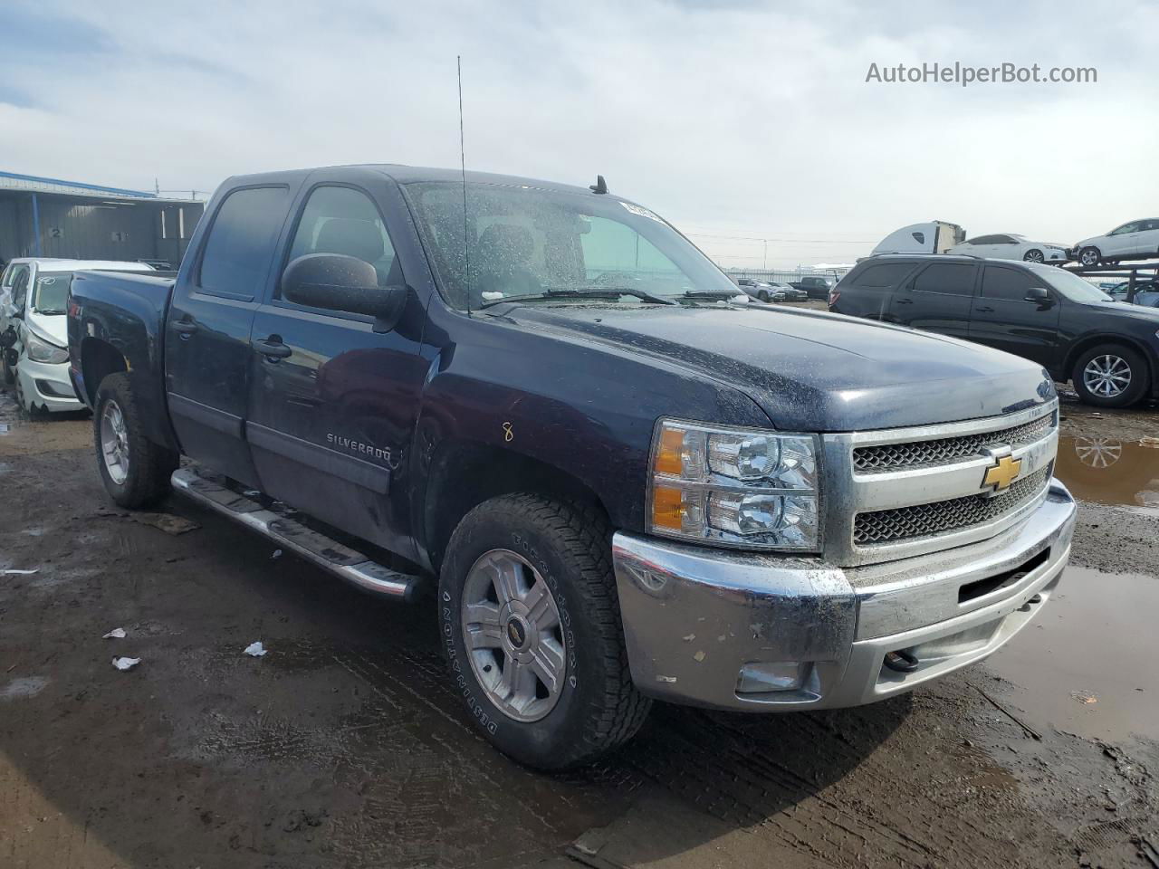 2012 Chevrolet Silverado K1500 Lt Blue vin: 3GCPKSE76CG213562