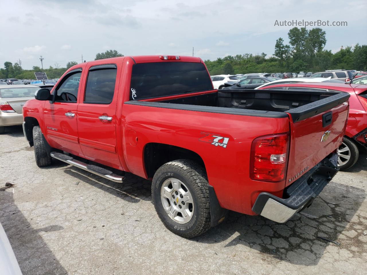 2013 Chevrolet Silverado K1500 Lt Red vin: 3GCPKSE76DG214129