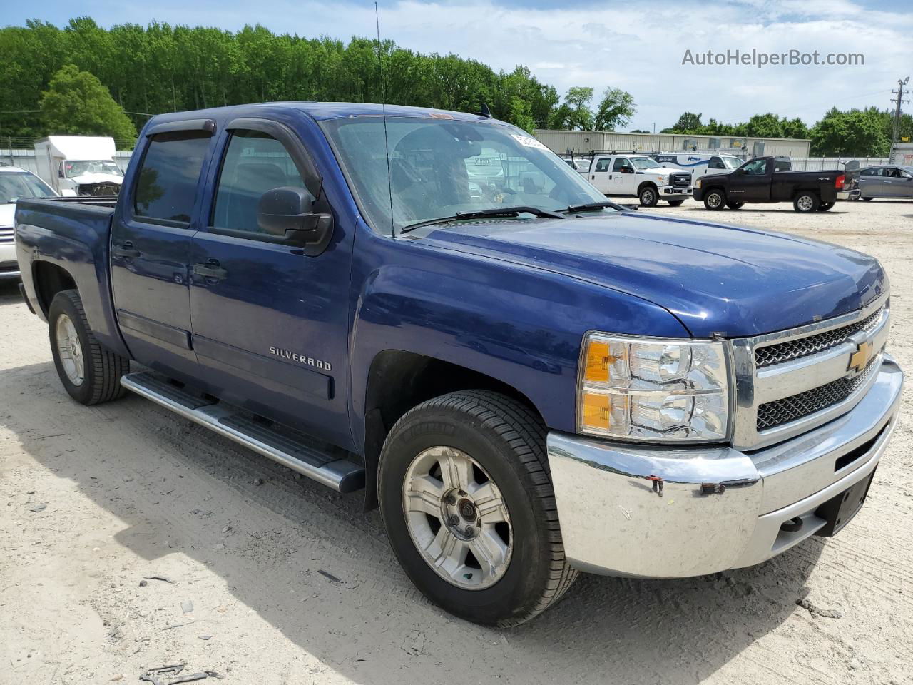 2013 Chevrolet Silverado K1500 Lt Синий vin: 3GCPKSE76DG250869