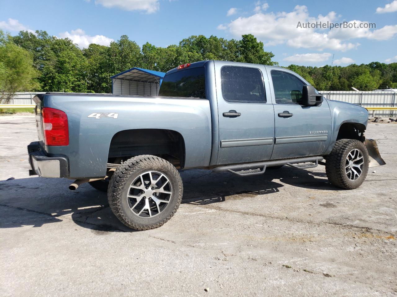 2013 Chevrolet Silverado K1500 Lt Blue vin: 3GCPKSE76DG378822