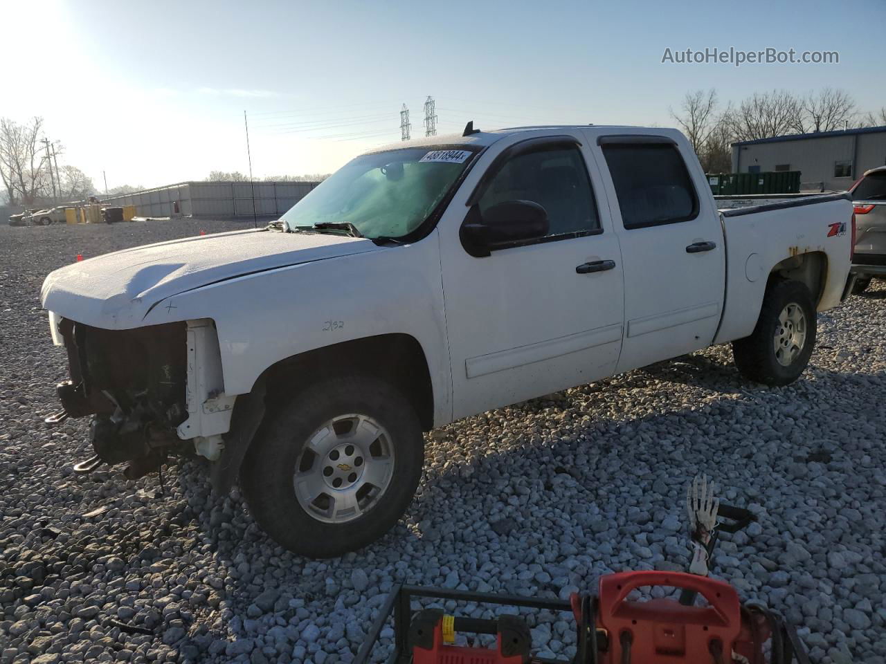 2012 Chevrolet Silverado K1500 Lt Белый vin: 3GCPKSE77CG215112