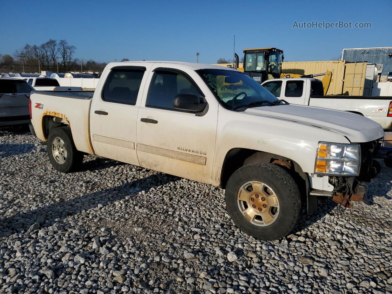 2012 Chevrolet Silverado K1500 Lt White vin: 3GCPKSE77CG215112