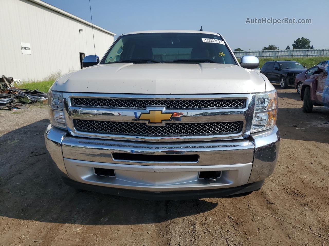 2012 Chevrolet Silverado K1500 Lt White vin: 3GCPKSE78CG266733