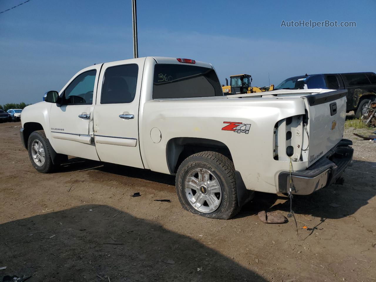 2012 Chevrolet Silverado K1500 Lt White vin: 3GCPKSE78CG266733