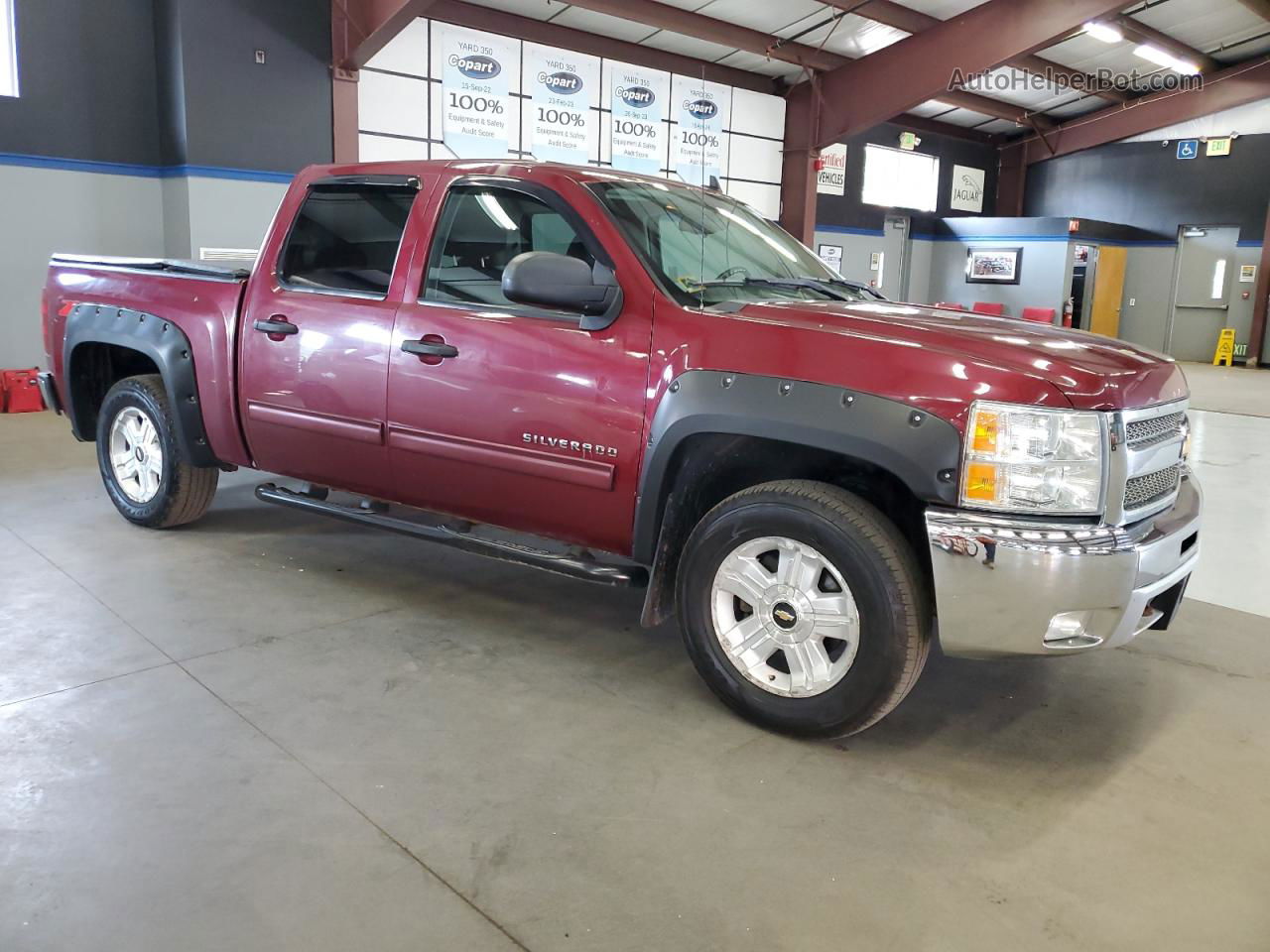 2013 Chevrolet Silverado K1500 Lt Burgundy vin: 3GCPKSE78DG213371