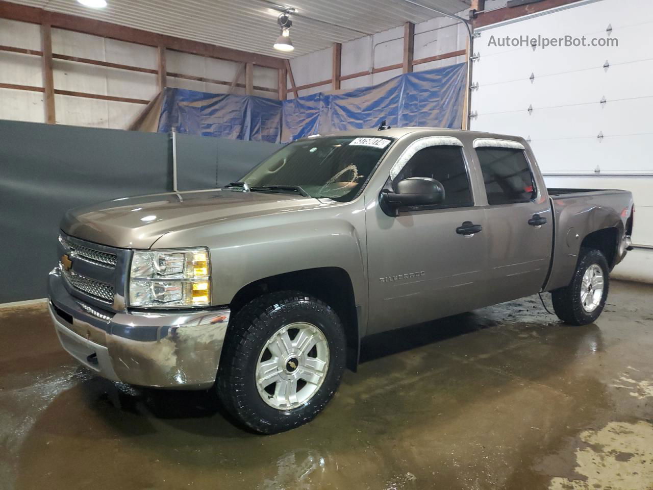 2013 Chevrolet Silverado K1500 Lt Brown vin: 3GCPKSE78DG326804