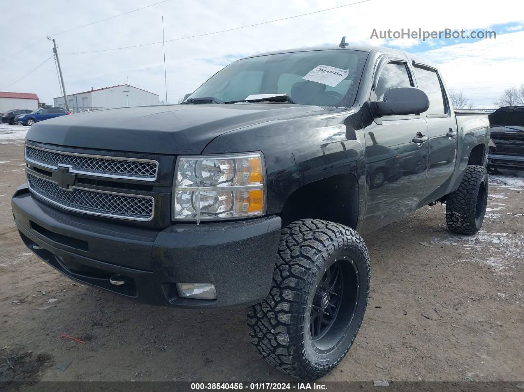 2013 Chevrolet Silverado 1500 Lt Black vin: 3GCPKSE78DG378725