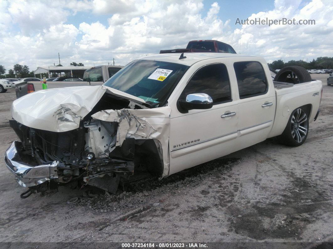 2012 Chevrolet Silverado 1500 Lt White vin: 3GCPKSE79CG305135