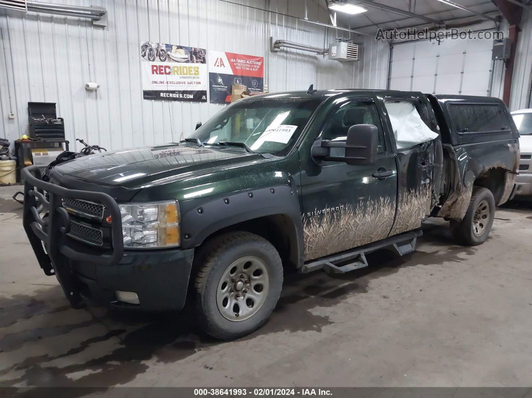 2013 Chevrolet Silverado 1500 Lt Green vin: 3GCPKSE79DG185791