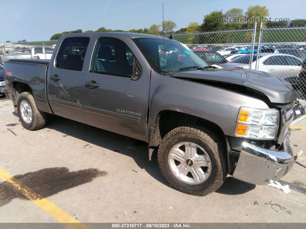 2013 Chevrolet Silverado 1500 Lt Gray vin: 3GCPKSE79DG305296