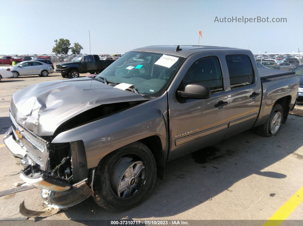 2013 Chevrolet Silverado 1500 Lt Gray vin: 3GCPKSE79DG305296