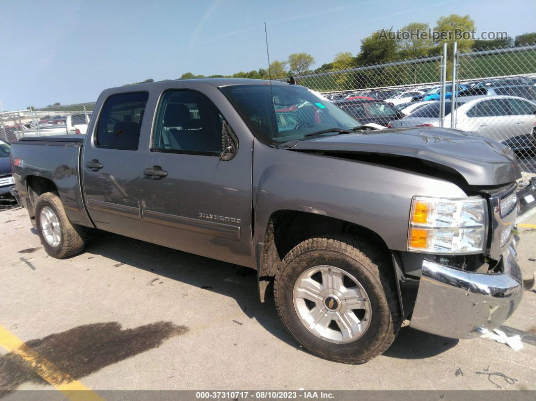 2013 Chevrolet Silverado 1500 Lt Gray vin: 3GCPKSE79DG305296