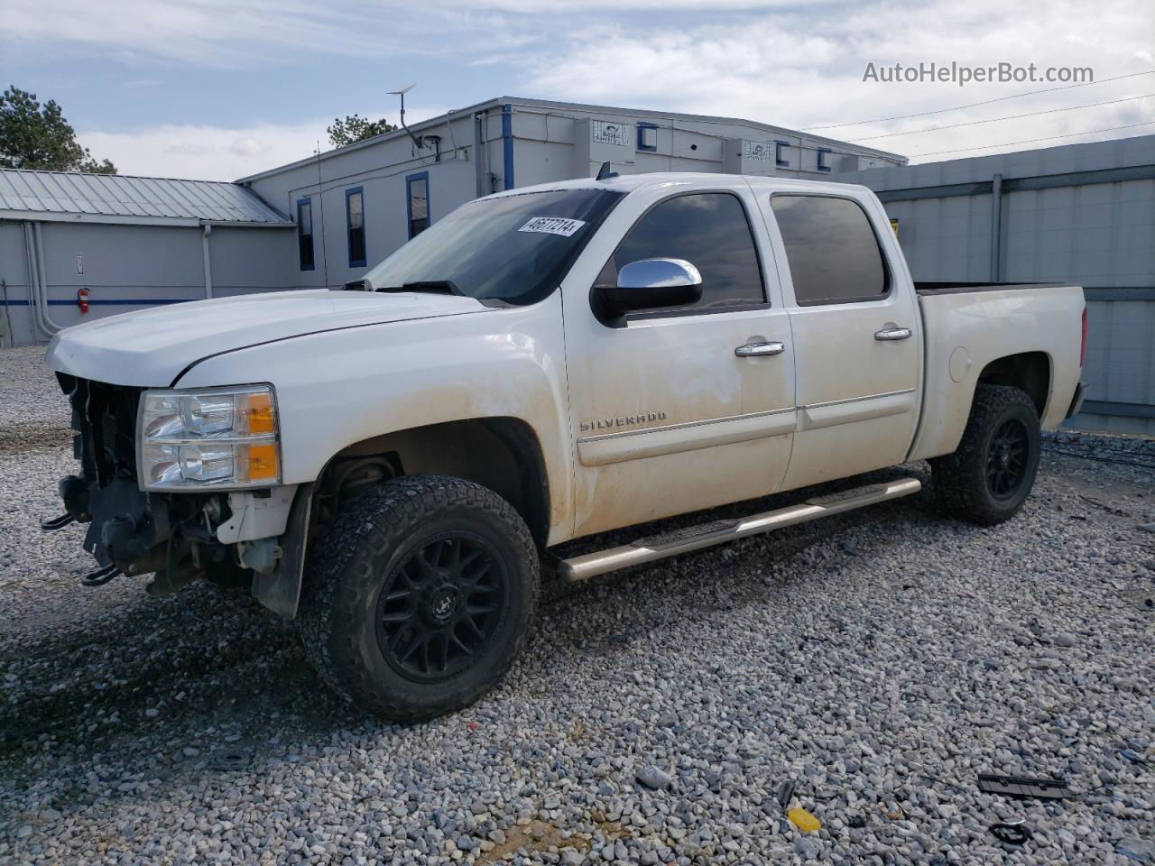 2013 Chevrolet Silverado K1500 Lt White vin: 3GCPKSE79DG352795