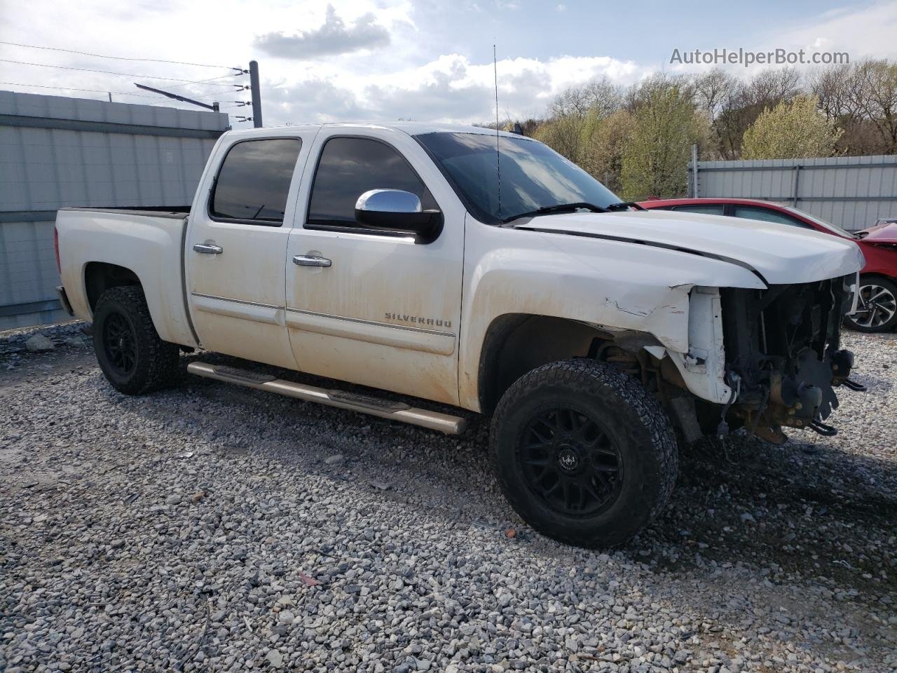 2013 Chevrolet Silverado K1500 Lt Белый vin: 3GCPKSE79DG352795