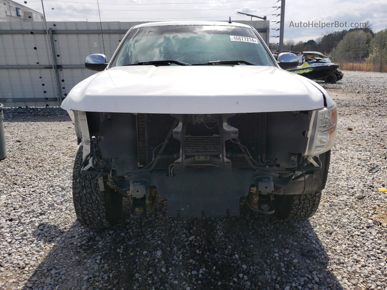 2013 Chevrolet Silverado K1500 Lt White vin: 3GCPKSE79DG352795