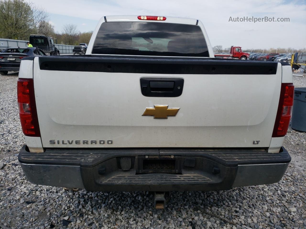 2013 Chevrolet Silverado K1500 Lt White vin: 3GCPKSE79DG352795