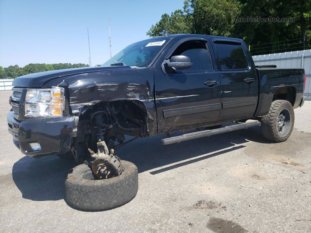 2012 Chevrolet Silverado K1500 Lt Black vin: 3GCPKSE7XCG143967