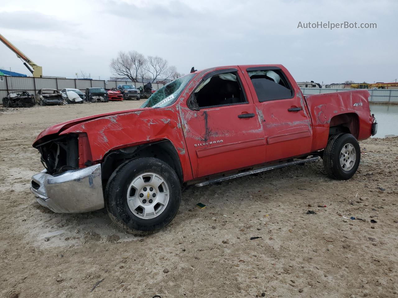 2012 Chevrolet Silverado K1500 Lt Red vin: 3GCPKSE7XCG198144