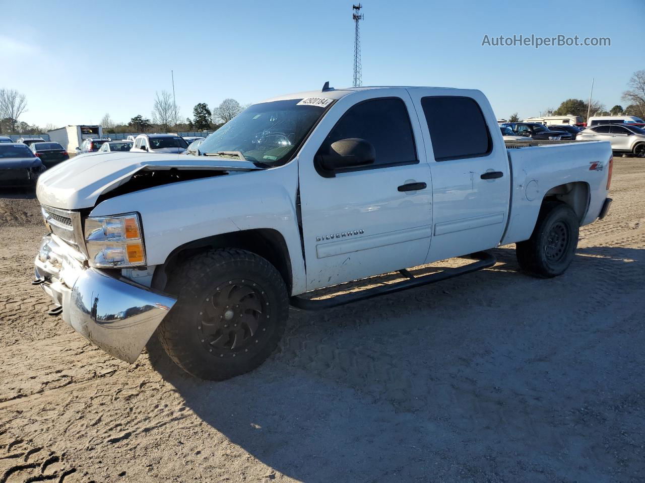 2013 Chevrolet Silverado K1500 Lt White vin: 3GCPKSE7XDG277573