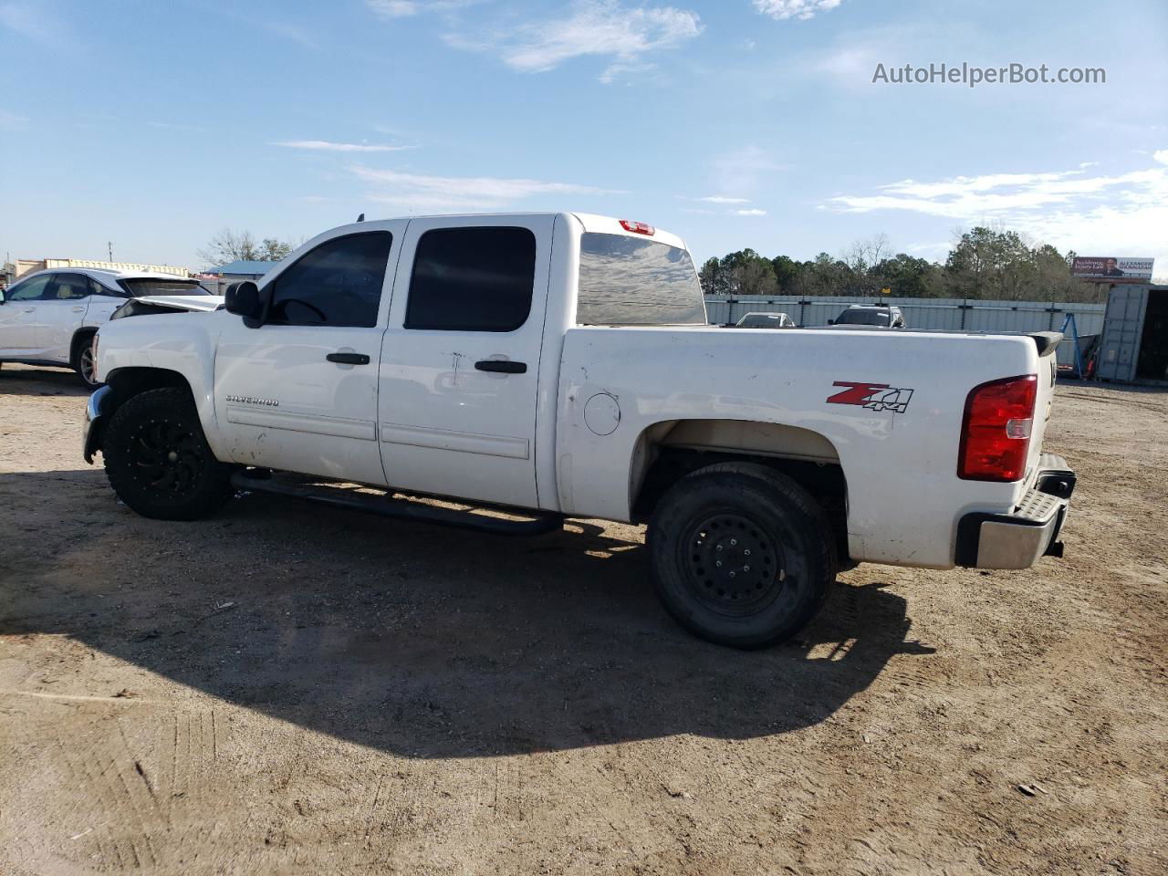 2013 Chevrolet Silverado K1500 Lt White vin: 3GCPKSE7XDG277573