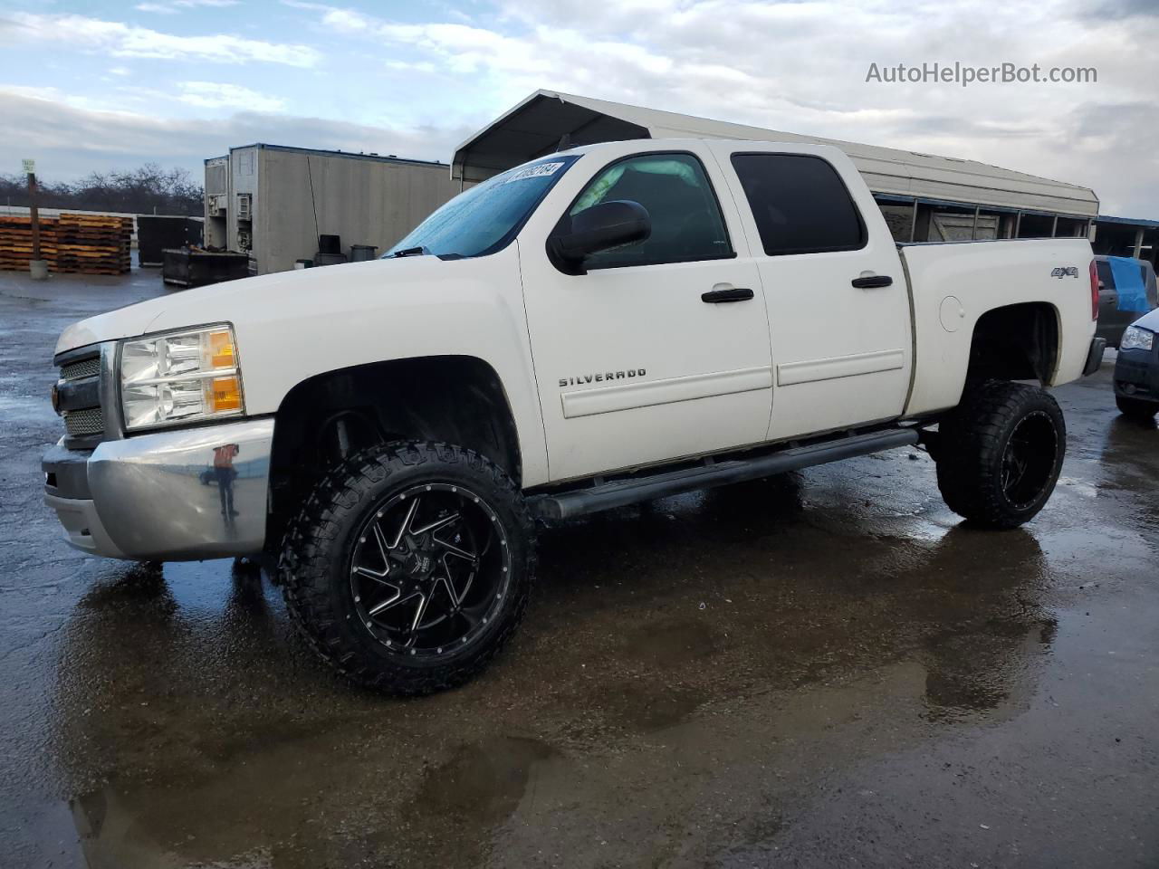 2013 Chevrolet Silverado K1500 Lt White vin: 3GCPKSEA2DG343321