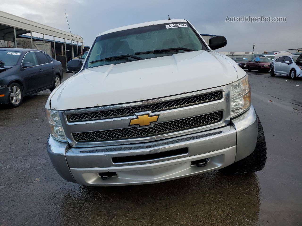 2013 Chevrolet Silverado K1500 Lt White vin: 3GCPKSEA2DG343321