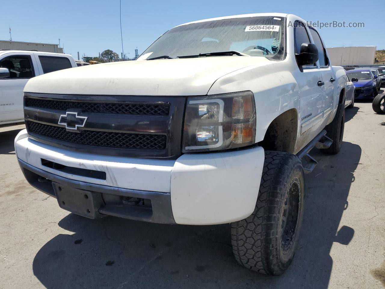 2012 Chevrolet Silverado K1500 Lt White vin: 3GCPKSEA3CG109851