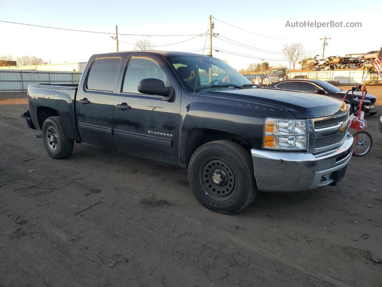 2013 Chevrolet Silverado K1500 Lt Black vin: 3GCPKSEA8DG293296