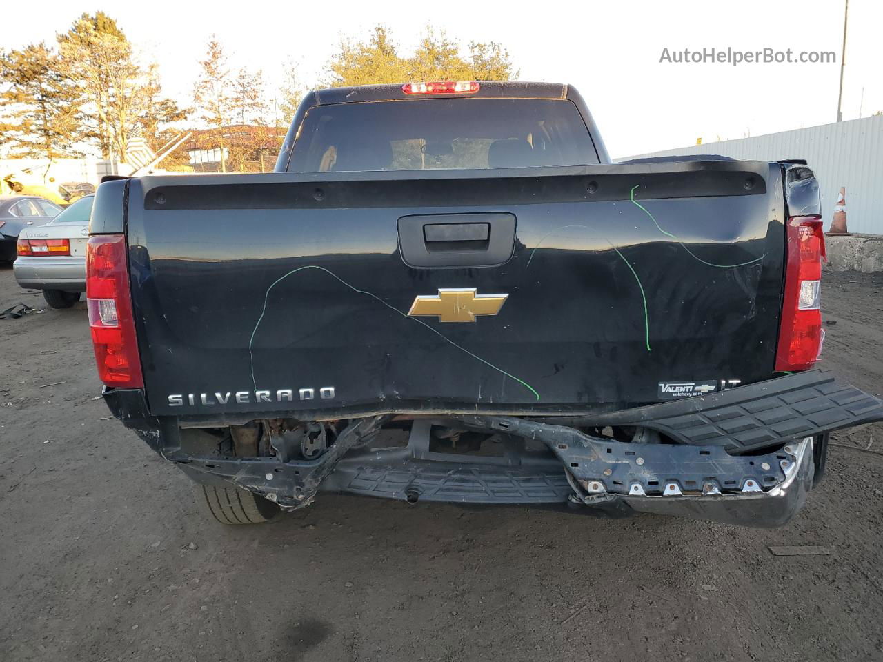 2013 Chevrolet Silverado K1500 Lt Black vin: 3GCPKSEA8DG293296