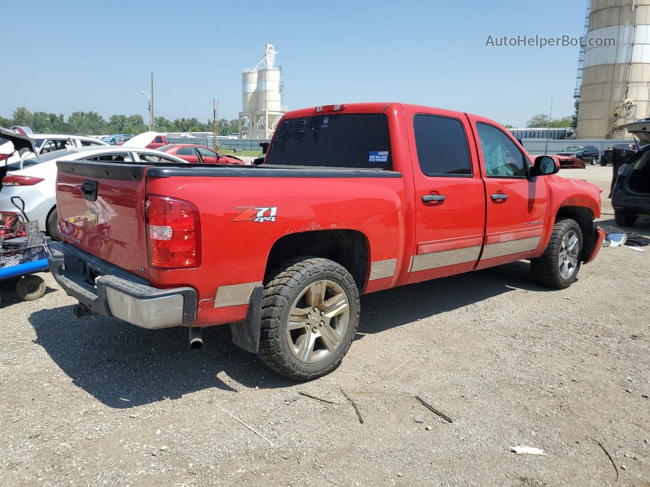 2013 Chevrolet Silverado K1500 Ltz Красный vin: 3GCPKTE71DG134663