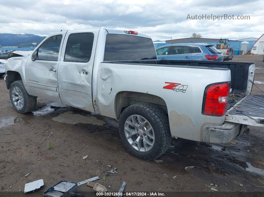 2013 Chevrolet Silverado 1500 Ltz Silver vin: 3GCPKTE71DG168036