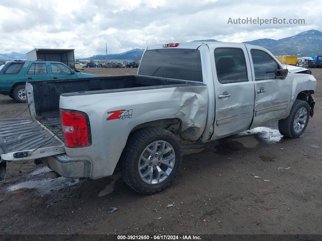 2013 Chevrolet Silverado 1500 Ltz Silver vin: 3GCPKTE71DG168036