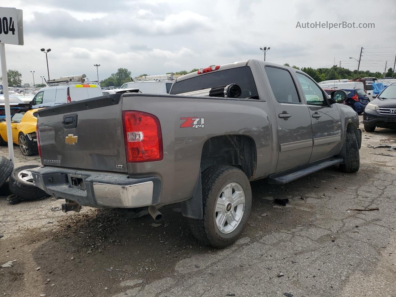 2013 Chevrolet Silverado K1500 Ltz Brown vin: 3GCPKTE71DG259890