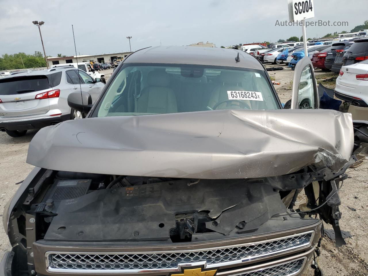 2013 Chevrolet Silverado K1500 Ltz Brown vin: 3GCPKTE71DG259890