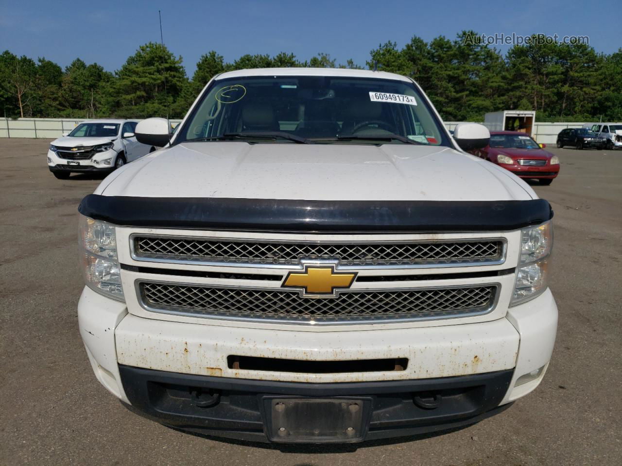 2013 Chevrolet Silverado K1500 Ltz White vin: 3GCPKTE72DG106130