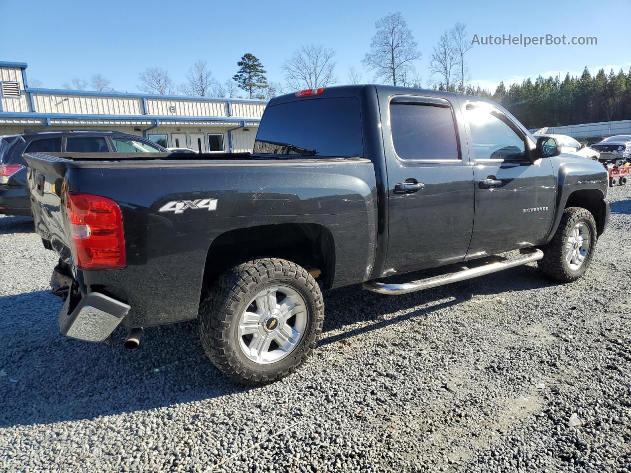 2012 Chevrolet Silverado K1500 Ltz Black vin: 3GCPKTE73CG246511