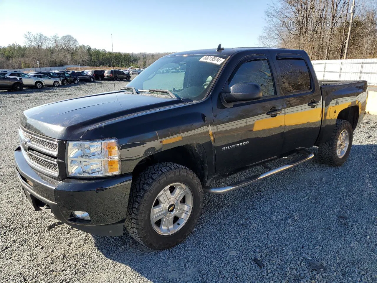 2012 Chevrolet Silverado K1500 Ltz Black vin: 3GCPKTE73CG246511