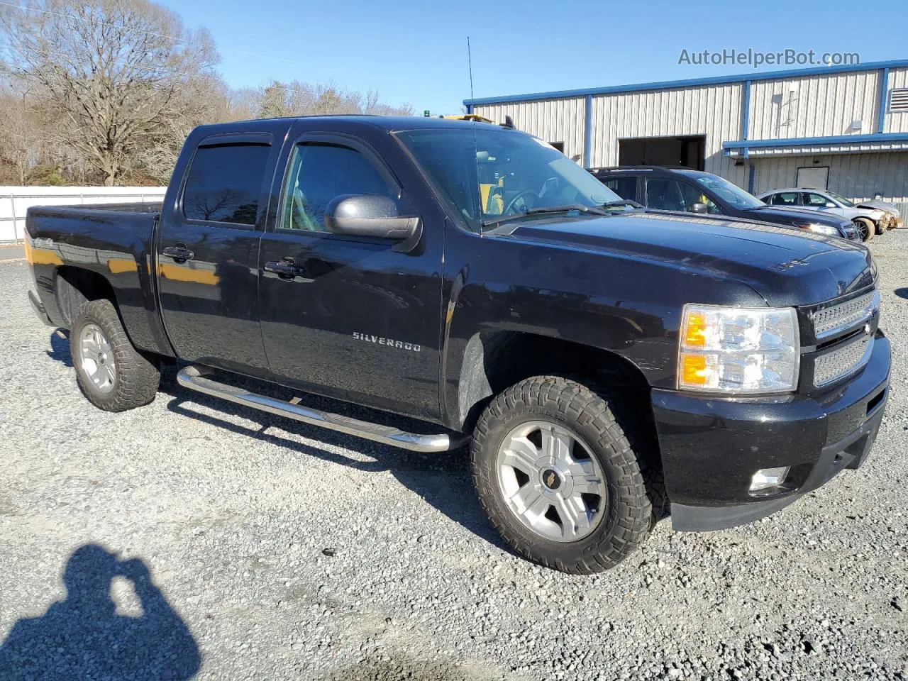 2012 Chevrolet Silverado K1500 Ltz Black vin: 3GCPKTE73CG246511