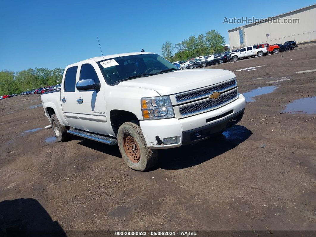 2012 Chevrolet Silverado 1500 Ltz White vin: 3GCPKTE74CG138432