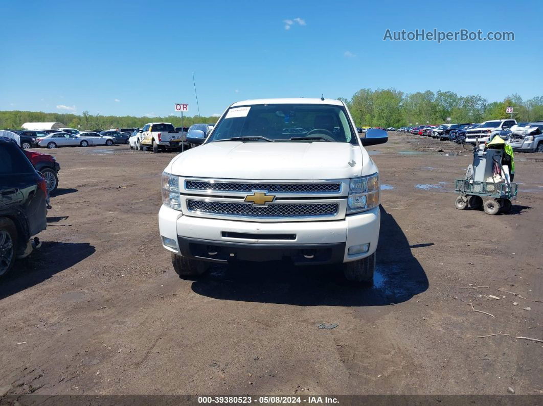 2012 Chevrolet Silverado 1500 Ltz White vin: 3GCPKTE74CG138432