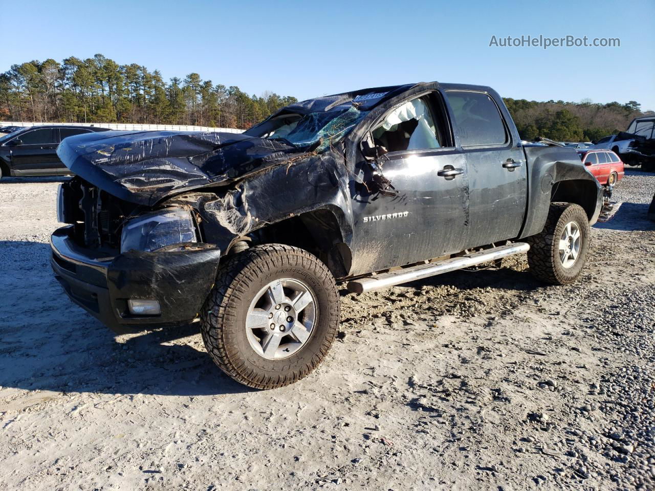 2013 Chevrolet Silverado K1500 Ltz Черный vin: 3GCPKTE76DG275311