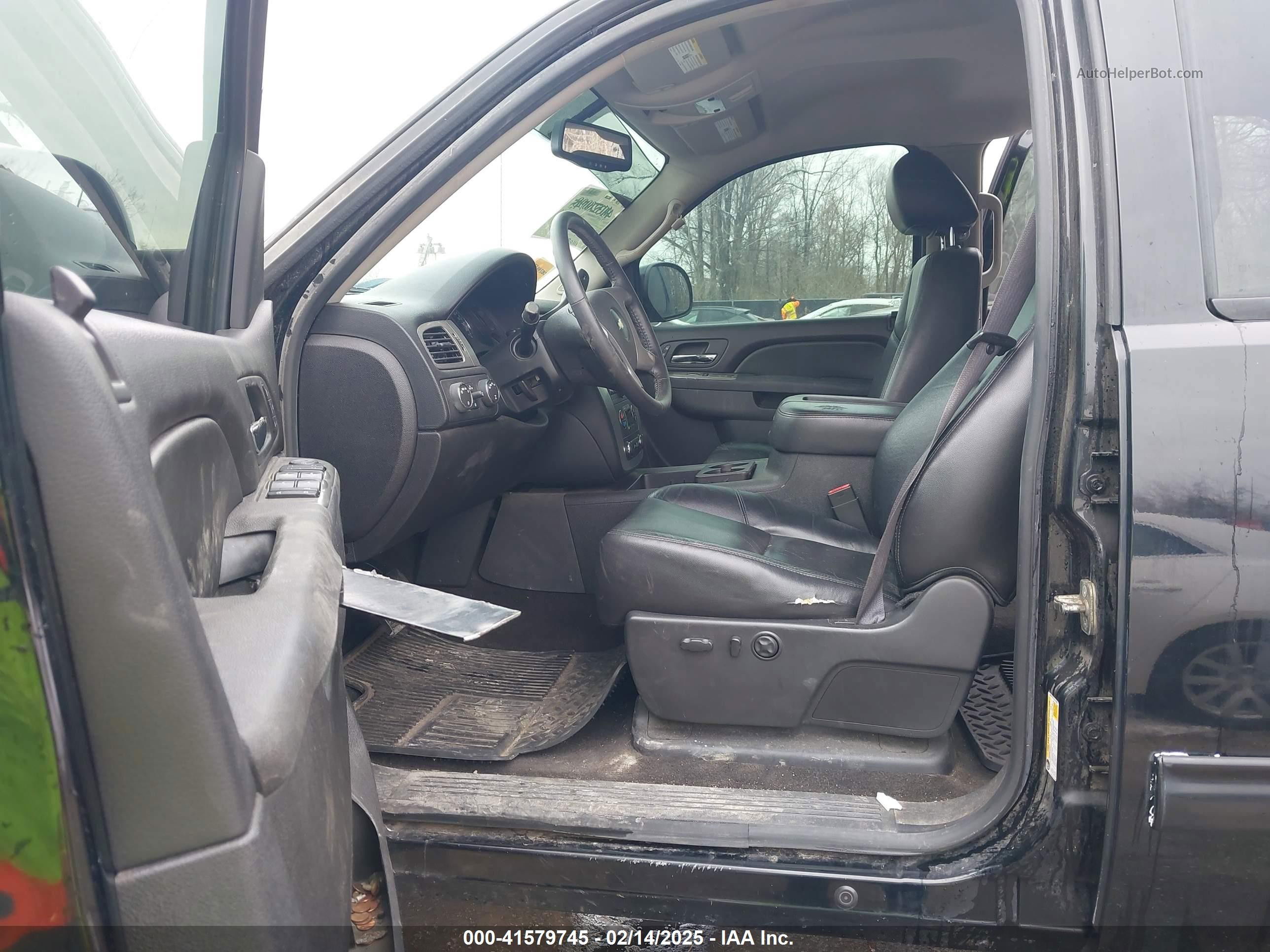 2012 Chevrolet Silverado 1500 Ltz Black vin: 3GCPKTE77CG170789