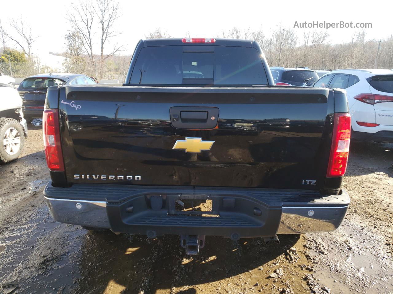 2013 Chevrolet Silverado K1500 Ltz Black vin: 3GCPKTE77DG159213