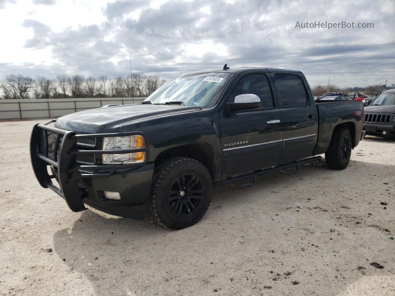 2013 Chevrolet Silverado K1500 Ltz Green vin: 3GCPKTE77DG251258